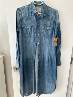 Polo by Ralph Lauren Light Blue Denim Dress